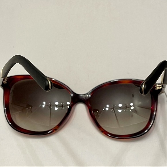 NWT Chloé Tortoise Cat Eye Ce668sa 219 Sunglasses - Picture 8 of 11